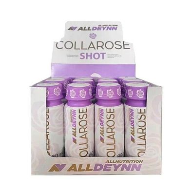 AllDeynn Collarose Shot, Raspberry Wild Strawberry - 12 x 80 ml