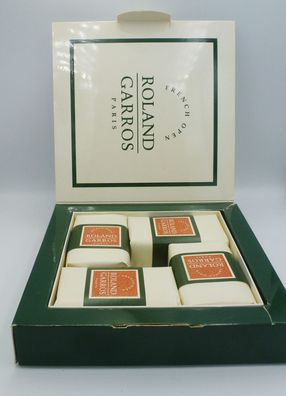 ROLAND GARROS French Open - 4 x Perfumed Soaps Seife à 100 g (400 g) (Vintage)