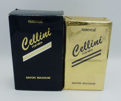 Faberge Cellini For Men - Savon Magnum Seife 250 g (Vintage)