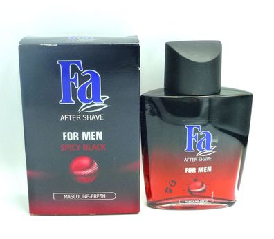 Fa for Men SPICY BLACK - After Shave 100 ml (Vintage)