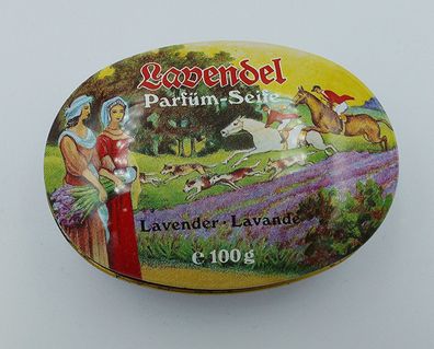 Walter Rau Audrey Lavendel Parfum-Seife in Blechdose 100 g (Rarität)