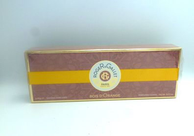 ROGER & GALLET BOIS D´ORANGE - Seife Perfumed Soaps 3 x 100 g (Vintage)