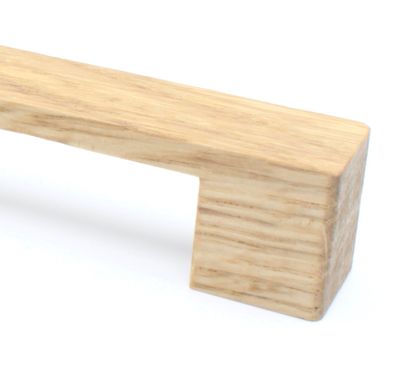 Möbelgriffe BA 128 - 320mm Küchengriffe Eiche massiv Holzgriffe Natur