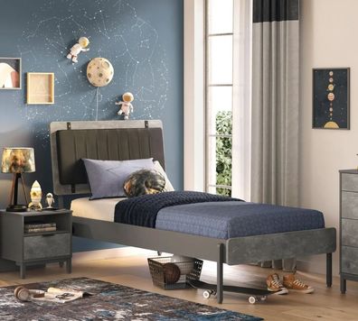 Cilek Space Gray Bett, 2 Größen