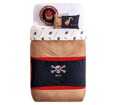Cilek PIRATE Tagesdecke-Set mit Kissen, 90-100 cm