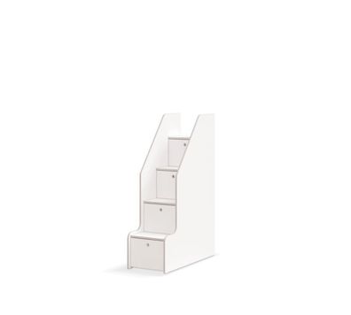 Cilek STUDIO White Treppe für Etagenbett in Weiß