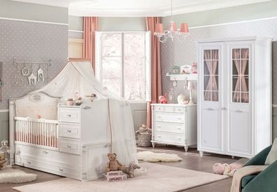 Cilek Romantic Babyzimmer, 4-tlg