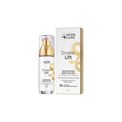 More4Care Snake Lift Instant Serum-Gelatin für Gesicht, Hals und Dekolleté 35ml