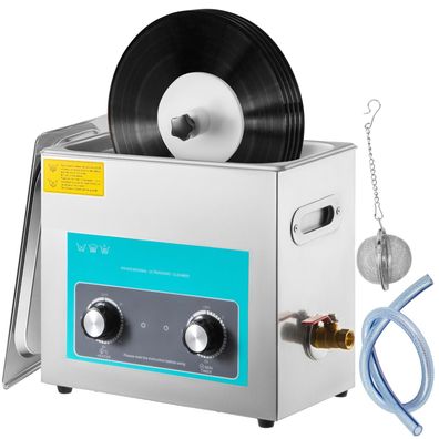 VEVOR 6L Digitaler Ultraschallreiniger Schallplatten Edelstahl Heizung