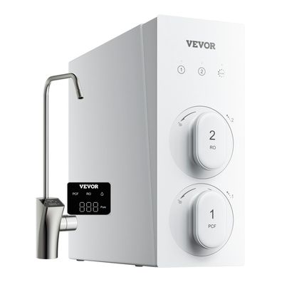 VEVOR Umkehrosmose 600 GPD 8-stufig tankless mit Smart Display Wasserhahn