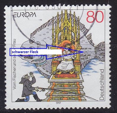 Germany BUND [1997] MiNr 1915 F2 A ( O/used ) [01] Plattenfehler