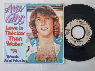 Andy Gibb - Love Is Thicker Than Water 7'' Vinyl Germany/ Bee Gees