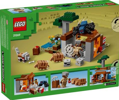 LEGO® Minecraft 21269 Die Expedition zur Gürteltiermine