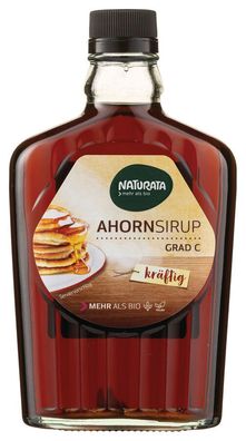3x Naturata Ahornsirup Grad C, kräftig 375ml