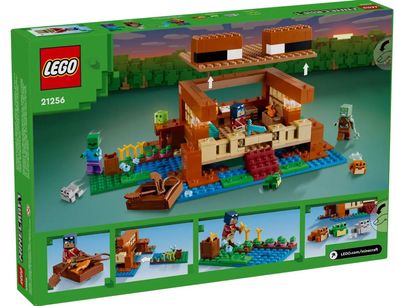 LEGO® Minecraft 21256 Das Froschhaus