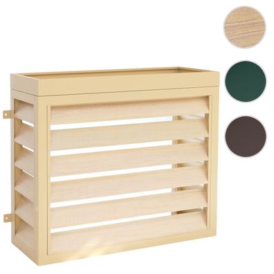 Verkleidung für Klimaanlage/Wärmetauscher HWC-O43 mit Pflanzkasten, Metall 80x97x38cm