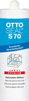 Ottoseal S 70 Naturstein Silikon 310ml perlgrau