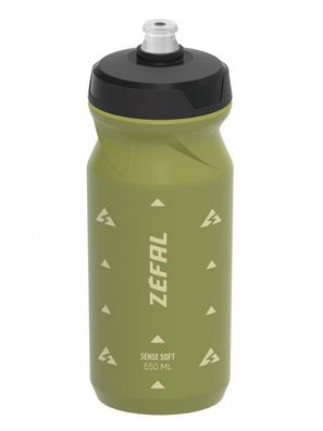 Zefal Trinkflasche Sense Soft 65 650ml oliv grén Höhe 193mm