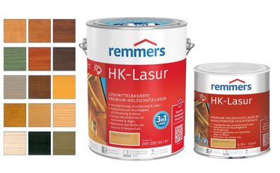 Remmers HK-Lasur 750ml/2.5L/5L Holzlasur Farbwahl MHD:2020-2024