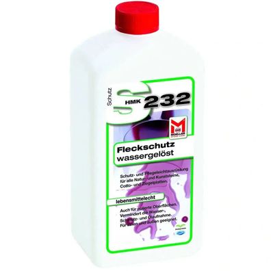 HMK S232 Fleckenschutz wassergelöst 1l Steinimprägnierung
