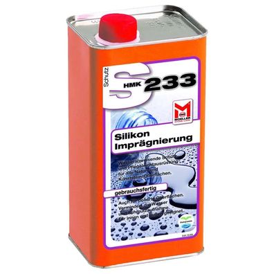 HMK S233 Silikon Imprägnierung 1l Steinimprägnierung