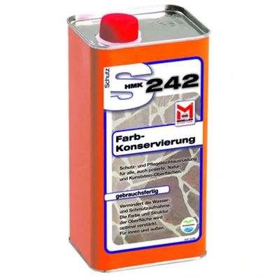 HMK S242 Farbkonservierung 1l Steinimprägnierung