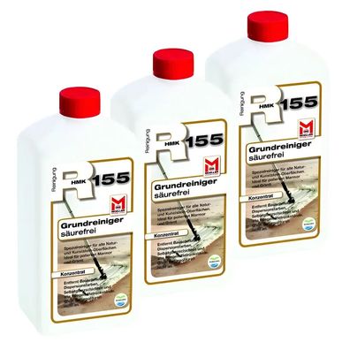 3x Set HMK R155 Grundreiniger Säurefrei 1l