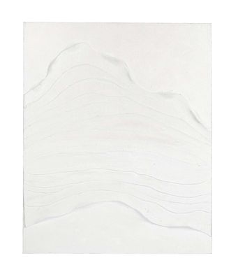 Bild Riverside Kiefernholz und Leinwand, modern, weiß, Hochformat 80x100 cm, für Dein