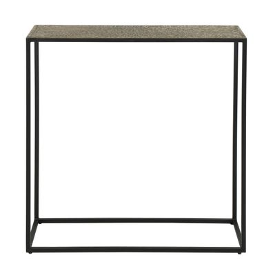 Konsole Metlule Metall antike Bronzeoptik, modern und pflegeleicht, 75 cm, rechteckig