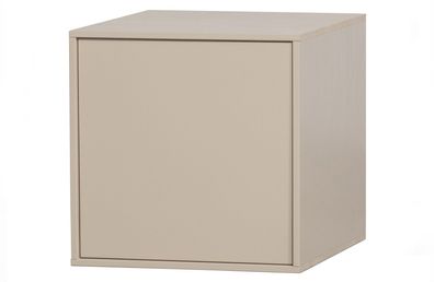 Kleiderschrank Modulschrank Daily Closet Kiefer, modern mit Push-to-Open, dakargrau,