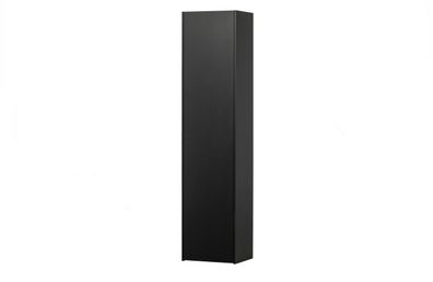 Schrank Teun aus Kiefernholz, modernes Design, schwarz lackiert, mit Push-to-Open-Sys