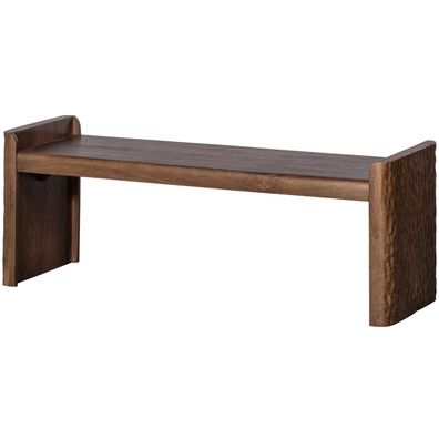 Bank Prop aus Mangoholz, Retro Chic Design, braun, 120 cm breit, für 1?2 Personen