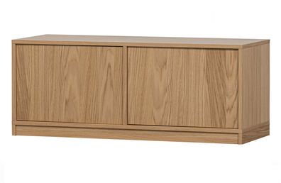Modulschrank Modulair aus Eiche, modern, natur, mit Push-to-Open, 44x110 cm, FSC-zert