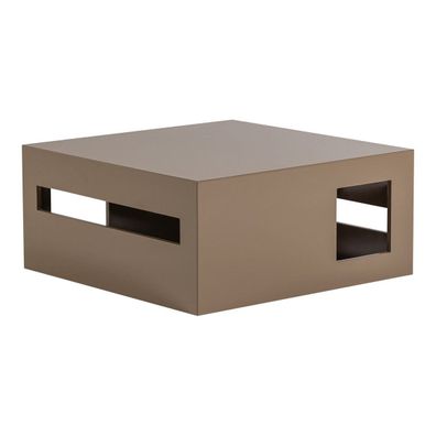 Modern Couchtisch - MDF Sand (Gr. 88x88x40 cm)