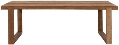Esstisch Classic aus recyceltem Teakholz, Massiv, rechteckig, Natur, 220 cm, für 6-8