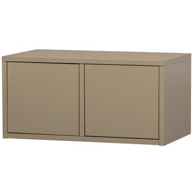 Bank Turner aus Kiefernholz, skandinavisch, braun mud, mit zwei Fächern, 80 cm