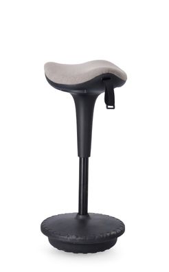 Bürohocker Belab höhenverstellbar, Stoffbezug, modern, beige, gepolstert, Bizzotto