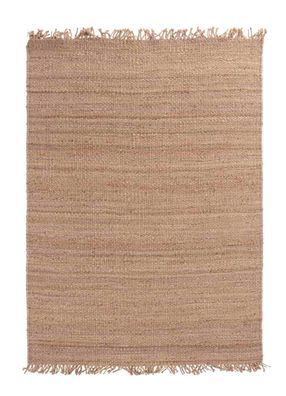 Teppich Andura aus Jute, handgefertigt skandinavisch, braun, 160x230 cm, rechteckig