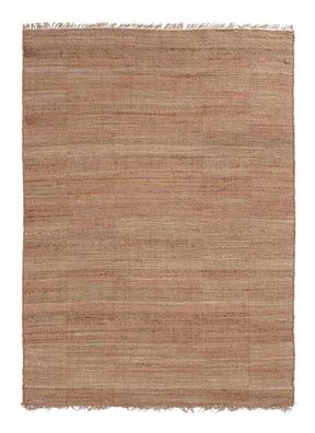 Teppich Andura aus Jute, handgefertigt im skandinavischen Stil, dunkelbraun, 200x300