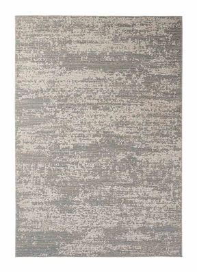 Teppich Valsi aus Stoff, modernes Design, hellblau creme, 200x290 cm, eckig, für Inne