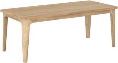 Esstisch Forte aus Teakholz, skandinavisches Design, natur, 175 cm, für 4?6 Personen