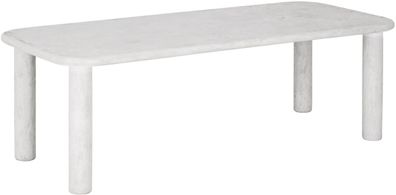 Esstisch Clio aus Mortex, modernes Design, rechteckig, hellgrau Chalk, für 6?8 Person