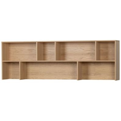 Aufsatzschrank New Gravure aus Eichenholz, skandinavisch, natur, passend für Sideboar
