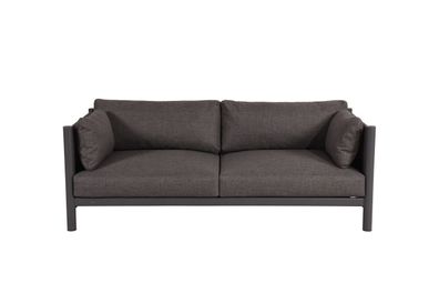 Gartensofa Brad von Brafab aus Aluminium und Outdoor-Stoff, modern, anthrazit, inkl.