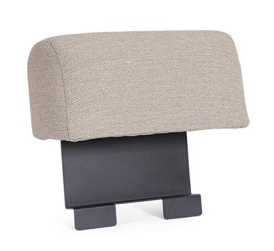 Armlehne für Modulsofa Dalger aus Aluminium, modern, anthrazit, outdoor geeignet