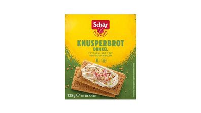 3x Schär Knusperbrot Dunkel 125g
