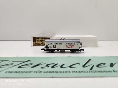 Märklin Z DC 8602 Bierwagen "Spatenbräu München" Ichqrs377 / Privat bei DB / OVP