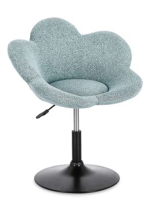 Esszimmerstuhl Ruelfu 2er-Set, Stoff und Metall, höhenverstellbar, modern, schwarz aq