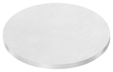 Ronde | Maße: Ø 150x8 mm | mit Längsschliff | V2A