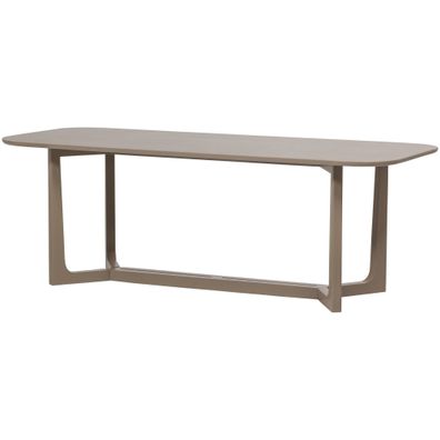 Esstisch aus Mangoholz, modern mit geradem Gestell, braun, für 6?8 Personen, 240 x 90